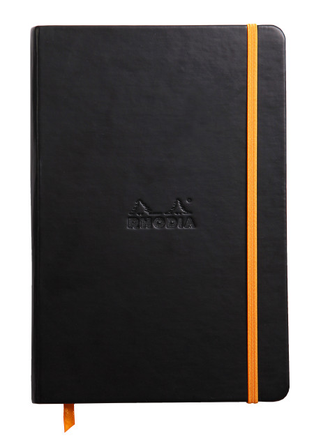 Rhodia Hardcover Notebook - A5 - Black - Lined